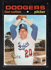 1971 Topps Baseball Card #361 Don Sutton HOF LA Dodgers EX