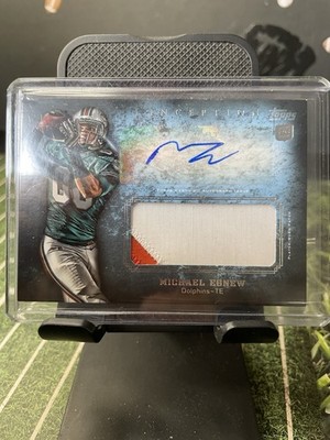 2012 Topps Inception - Rookie Autographed Jumbo Patch Michael Egnew #AJP-ME (AU,