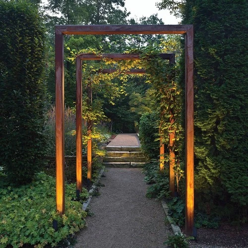 Hinkley Landscape Well Light Flat Top Well Light 4.5" Bronze - Picture 7 of 10