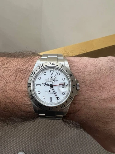 Rolex Explorer  II - 40mm  White Dial  - 16570 - Full Set - Serviced/ RSC papers