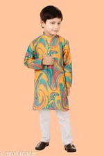 BOYS TRADITIONAL WEAR DESIGNER KURTA SET FOR DIWALI FESTIVAL AND ANY FESTIVAL