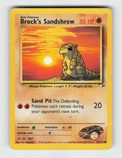 Brock's Sandshrew 72/132 - Pokemon - Gym Heroes - Unlimited Common - HP on eBay
