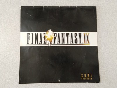 Final Fantasy IX 2001 Calendar Squaresoft Entertainment Calendars Millennium FF9