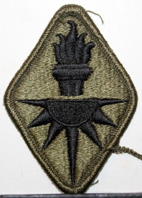 US Army Military Intelligence School & Center Insignia Badge OD Subdued Patch