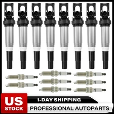 OEM 8X Ignition Coil + 4X Spark Plugs For BMW 128i 328i 330i 528i 530i X3 UF667