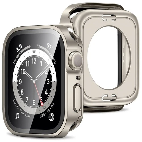 Amizee 2 in 1 Case [2-Pack] Compatible with Apple Watch Series 6 SE Series 5