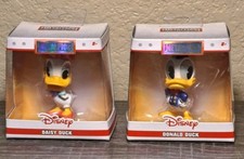 NRFB Disney Donald Duck  Daisy Duck 2.5" Metalfigs Die-Cast Metal Figures