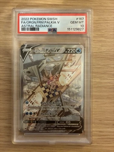 PSA 10 Origin Forme Palkia V 167/189 Astral Radiance Alt Art Pokemon