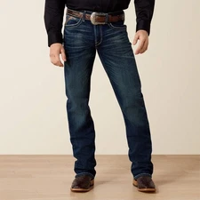 Ariat M4 Low Rise Stretch Adkins Boot Cut Jeans-Turnout