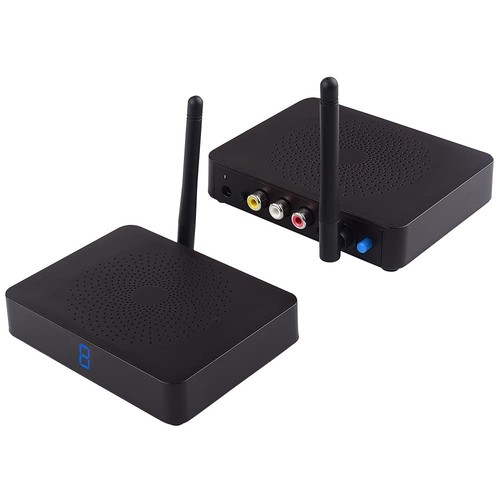 Wireless Video & Audio Transmitter and Receiver 2.4GHz 8 Channel RCA ...