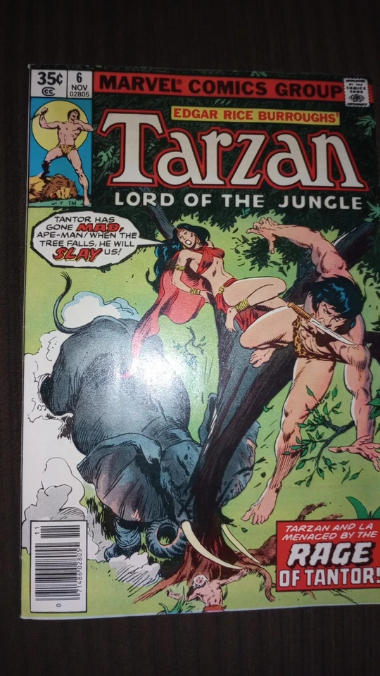 Marvel Comics Tarzan Lord Of The Jungle Lot #5 Oct 1977 And #6 Nov 1977 Vintage  - Image 3 of 4