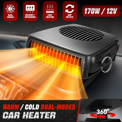 #ad Portable Electric Car 12v Heater amp; Cooler Heating Cooling Fan Defrost Demister $15.39