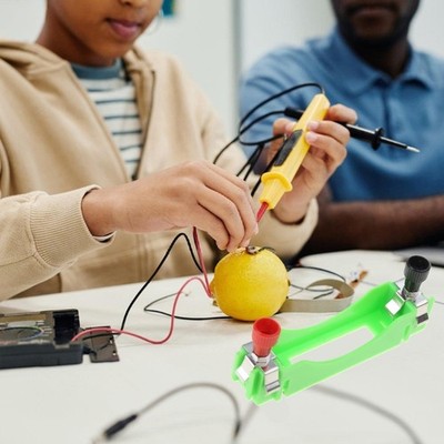 Portable Children Physics Scientific Study Tool Game Gift AA Battery Holder