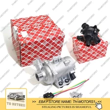 FEBI Electric Water Pump +Thermostat Kit For BMW 328i 528i 525xi 530xi X3 X5