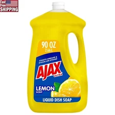 Lemon Liquid Dish Soap Super Degreaser Kitchen Cleaner 90 Oz Biodegradable New