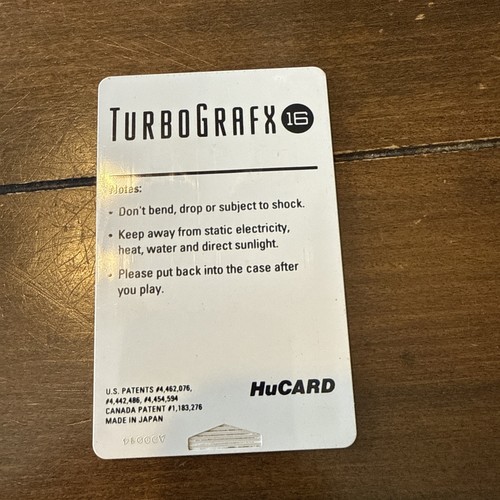 Turbografx 16 Blazing Lazers Video Game Only Tested Working HuCard Turbo Grafx - Picture 2 of 2