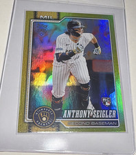 Topps 2026 Series 1 Gold Rookie Anthony Seigler Brewers /399 #286