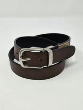 LEVI STRAUSS LEVI'S REVERSIBLE BLACK BROWN FAUX LEATHER BELT YOUTH BOYS L 30-32