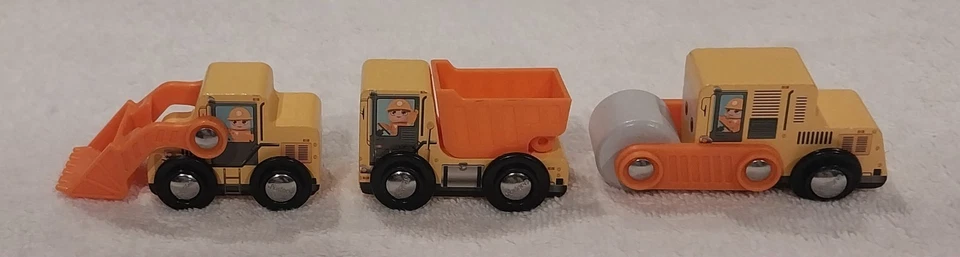 Lote de 3 piezas de juguetes de mini camión de construcción de madera J*adore Foto 2 de 4