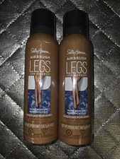 Sally Hansen Salon Airbrush Legs Water Resistant TAN GLOW Perfect Legs Lot Of 2