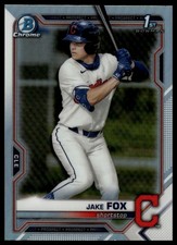 2021 Bowman Draft #BDC-102 Jake Fox Chrome Refractor