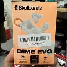Brand New Skullcandy Dime Evo - Wireless Headphones White Free Ship