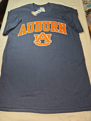 T-shirt Gildan cotone pesante NCAA Auburn Tigers blu media M nuova agenda nuova con etichette - Foto 1 di 7