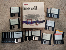 Microsoft Windows NT 3.51 Workstation OS 5.25" Floppy Set Box English Std