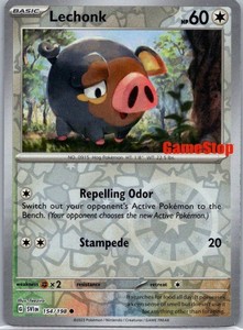 Lechonk 154/198 Scarlet & Violet Base Set Reverse Holo