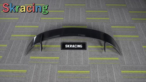 Real Carbon Fiber Rear GT Body Kit Spoiler Wing For Porsche Taycan 2020-2024 - Video 1 of 1