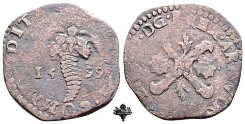 NAPOLI Tornese 1599 RAR Philipp III