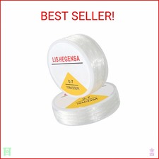 LIS HEGENSA Elastic Bracelet String Cord Stretch Bead Cord for Jewelry Making an