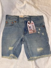 Levi  s Boys Size 4 Shorts 511 Slim Distressed
