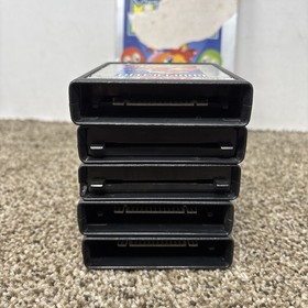 Atari 7800 Games Lot Of 5 Ms PAC Man Dig Dug Choplifter Food Fight Tested