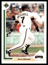 Kevin Mitchell 1991 Upper Deck #247 Giants MLB READ FREE SHIPPING AutographDen