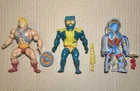 Vintage MOTU Masters of the Universe Action Figures Lot He-Man Merman Stonedar