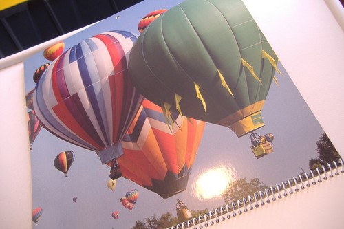 ~BALLOONS~1991 CALENDAR~COLORFUL HOT AIR BALLOONS~HALLMARK~ - Picture 4 of 12