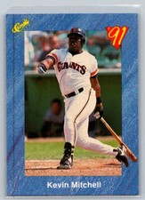 💎1991 Classic I Baseball #T10 Kevin Mitchell - San Francisco Giants💎