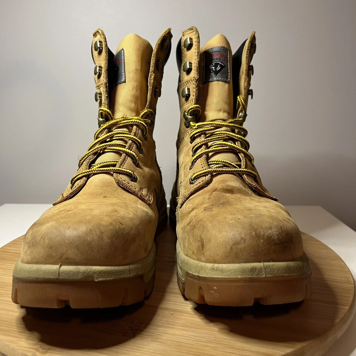 Steel cap boots big w top