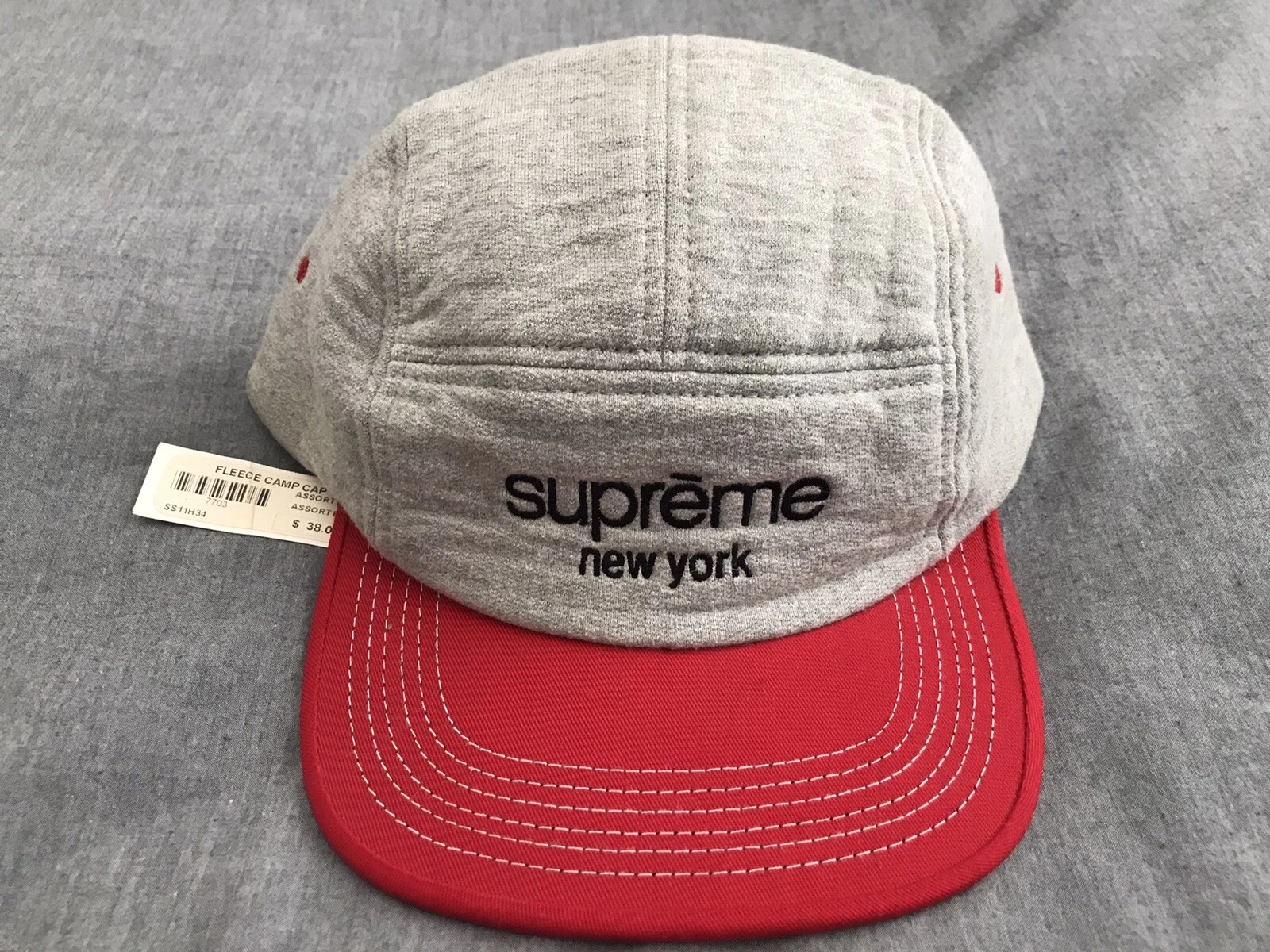 Casquette de camp polaire logo SS11 Supreme Classic 5 panneaux printemps 2011 supremenewyork