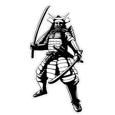 Black White Japan Samurai Sticker Warrior Vinyl Decal Car Motorcycle Decals Bike Black White Japan Samurai Sticker Warrior Vinyl Decal Car Motorcycle Decals Bike