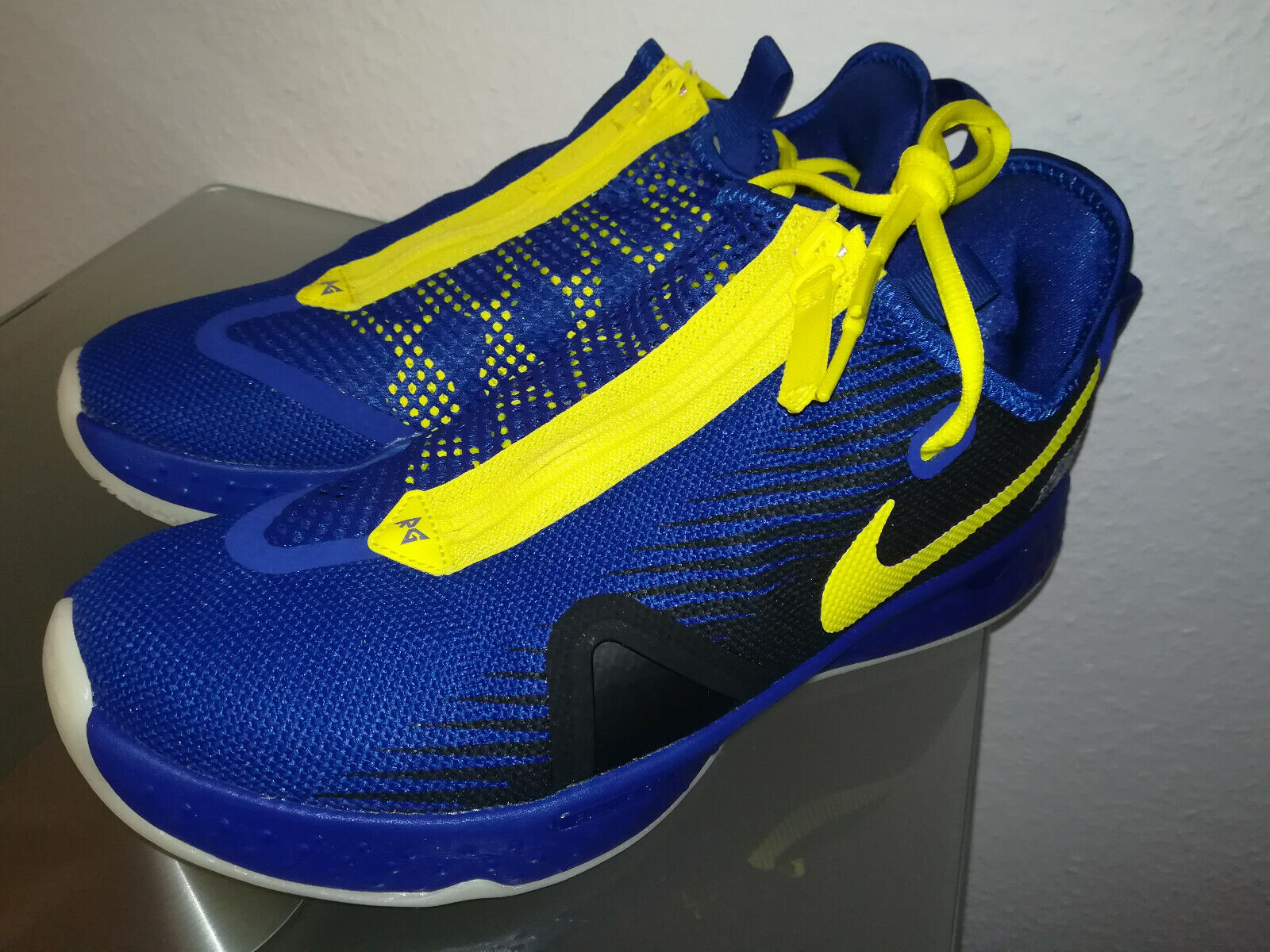 Details zu  Nike PG 4 Custom Herren Basketball Sneaker Schuhe Sport Ball CQ7339-991 Neu 45 Günstigster niedrigster Preis