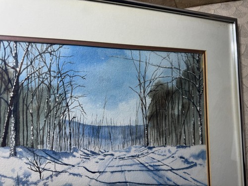 Gerard Radke "20th And Fairmont St. Reading PA" Watercolor Painting - Framed - Picture 3 of 15