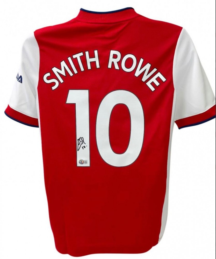 FILA Maglia da calcio Emile Smith Rowe firmata Arsenal Adidas (Beckett) centrocampista