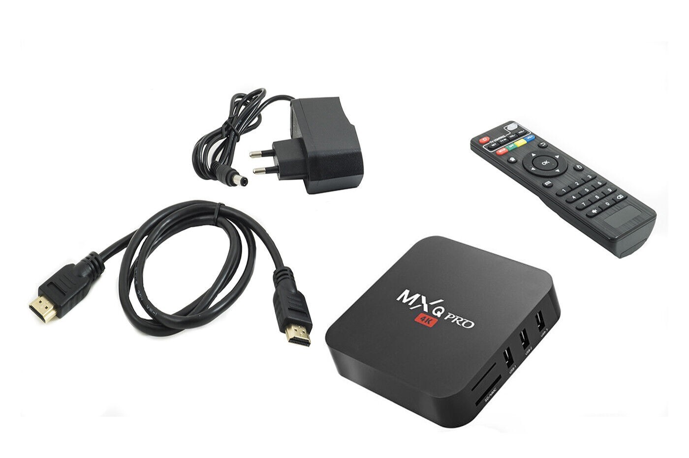 Android tv box wifi internet smart tv full hd 1080p 16 gb mxq pro 4k foto 2
