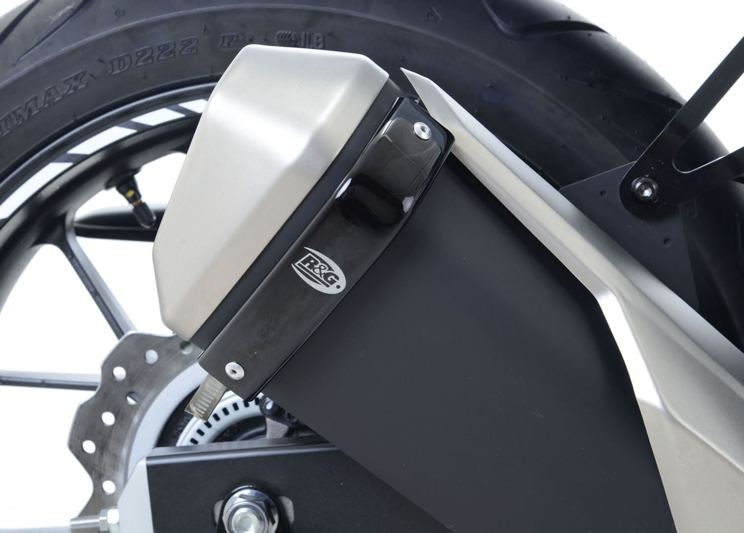 R&G Exhaust Protector Black Aprilia RSV4 1100 Factory 2019 - 2020