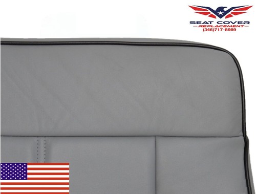 2006 2007 For Lincoln Mark LT Genuine Gray Leather Bottom Seat Covers & Cushion - Picture 15 of 22