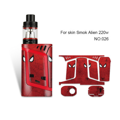 Aufkleber für Smok Alien 220W Akkuträger, Mod, Skin, Wrap, Sticker, Folie, W2/26