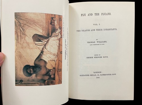 FIJI UND DIE FIJIANER VOL 1. INSELN & IHRE BEWOHNER THOMAS WILLIAMS 1982 RP - Bild 5 von 9