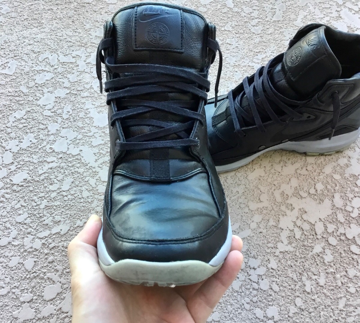 $350 Authentic Nike X Stone Island Koth Ultra LAB Shoes Black 